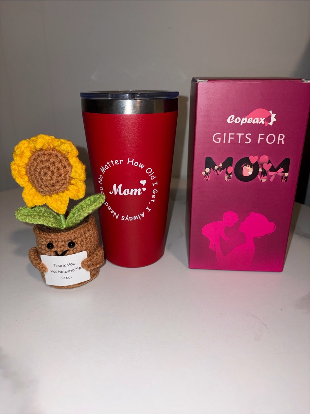 Red Mom Travel Tumbler - Inspirational Gift